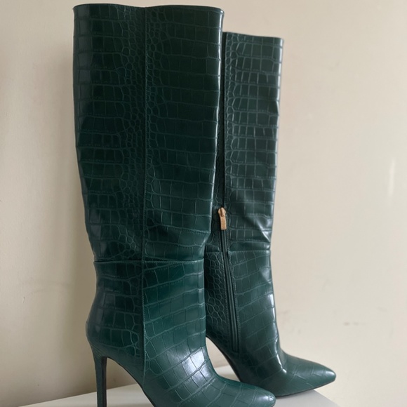 Guess Croc Knee-High Boots - Picture 3 of 7